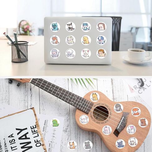 500PCS Animal Stickers 1 Inch Animal Snake Roll Stickers Envelope Stickers Cute Vinyl Waterproof Round Stickers Label Tag Seal Sticker for for Kids Teens Birthday Party Decor Supply Reward in Saudi Arabia