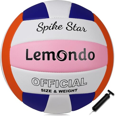 Volleyball PU Soft Beach Volleyball Water-Resistant with Pump Indoor Outdoor for Game Training Beach in Saudi Arabia