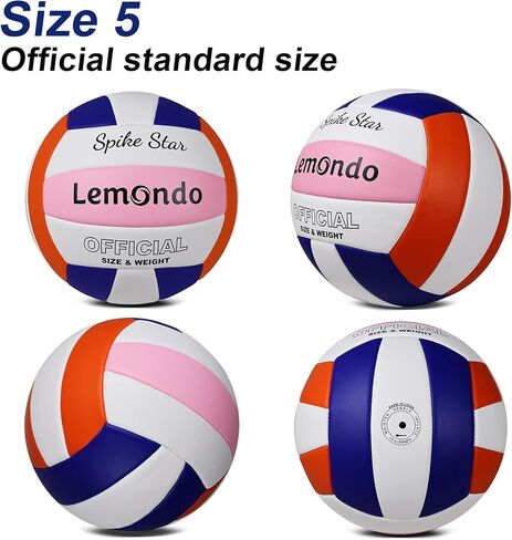 Volleyball PU Soft Beach Volleyball Water-Resistant with Pump Indoor Outdoor for Game Training Beach in Saudi Arabia
