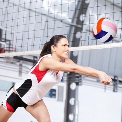 Volleyball PU Soft Beach Volleyball Water-Resistant with Pump Indoor Outdoor for Game Training Beach in Saudi Arabia