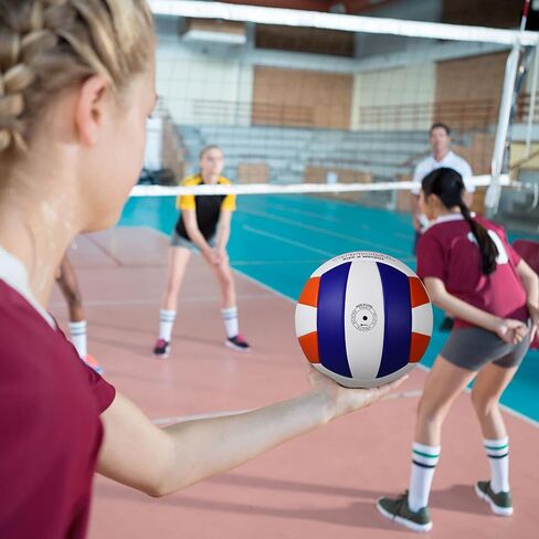 Volleyball PU Soft Beach Volleyball Water-Resistant with Pump Indoor Outdoor for Game Training Beach in Saudi Arabia