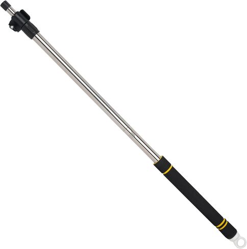 Telescopic Fishing Gaffs, 2.8FT to 5FT Fishing Gaff Pole with 8mm Screw Telescopic Gig Pole Capable for Fishing Hook Harpoon Stainless Steel Material in Saudi Arabia