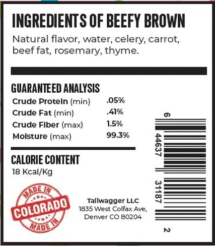 Tailwagger Craft Dog Beer - Beefy Brown Ale - هتاف للمتعة غير الكحولية للأصدقاء ذوي الفراء، مشروب لذيذ وطبيعي لسعادة الذيل في كل رشفة! - عبوة بوزن 12 أونصة مكونة من 4 قطع in Saudi Arabia