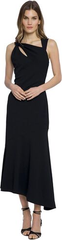 Donna Morgan Asymmetrical Midi Cocktail Sleeveless Wedding Guest Dresses for Women in Saudi Arabia