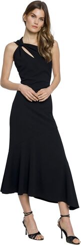 Donna Morgan Asymmetrical Midi Cocktail Sleeveless Wedding Guest Dresses for Women in Saudi Arabia