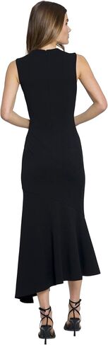 Donna Morgan Asymmetrical Midi Cocktail Sleeveless Wedding Guest Dresses for Women in Saudi Arabia