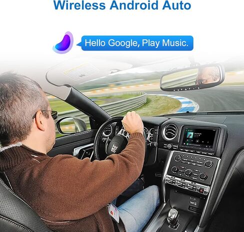 Double Din Car Stereo with Apple Carplay Wireless Android Auto, 7 Inch Touchscreen FM Car Play Audio Radio Screen Receivers with Physical Button Bluetooth Backup Camera Yutube Netflix Voice Control in Kuwait