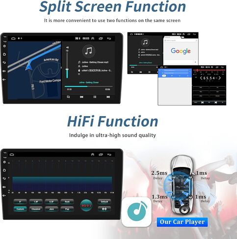 2+64G Android 13 Car Stereo for Honda Civic 2012-2015 with Wireless CarPlay Android Auto, 9" IPS Touchscreen in Dash GPS Radio with Navi WiFi Bluetooth FM RDS HiFi EQ SWC + Backup Camera & MIC in Saudi Arabia