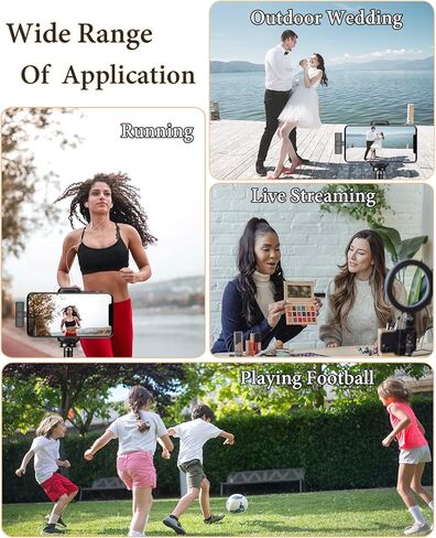 ميكروفون Lavalier لاسلكي استثنائي لأجهزة iPhone/iPad، ميكروفونات لاسلكية قابلة للتوصيل للتسجيل، ميكروفون iPhone لتسجيل الفيديو/البث المباشر/YouTube/Facebook/TikTok/مقابلة in Kuwait