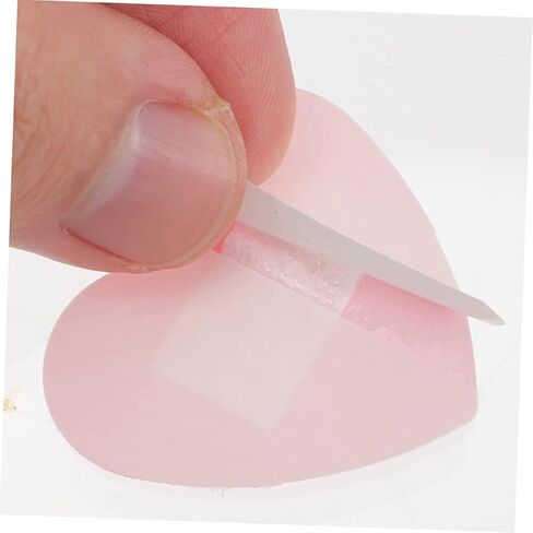 Toddmomy Fingertip Bandages 100pcs Heart Shaped Breathable Patches Adhesive Breathable Bandages Breathable Bandages Childrens Alien Elasticity Kids Adhesive in Saudi Arabia