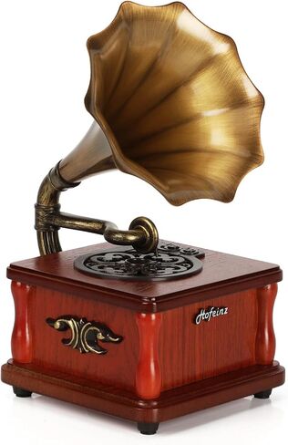 Portable Bluetooth Speakers, Mini Phonograph, USB Music Player, Home and Entertainment Decorations, Holiday, Party and Birthday Gifts (Brown) in Saudi Arabia