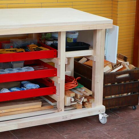 مجموعة عجلات 5 بوصات مكونة من 4 عجلات مطاطية شديدة التحمل مع قفل الفرامل، عجلات صناعية دوارة 360 درجة، عجلة مطاطية صامتة لطاولة العمل والعربة والأثاث (2 دوارة مع فرامل، 2 ثابتة) in Kuwait