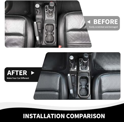 JL Gear Shift Panel Cover & Four-Wheel Drive Cup Holder Panel Trim Compatible with 2018-2023 Jeep Wrangler JL JLU & Gladiator JT, Pink in Saudi Arabia