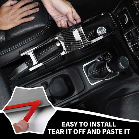 JL Gear Shift Panel Cover & Four-Wheel Drive Cup Holder Panel Trim Compatible with 2018-2023 Jeep Wrangler JL JLU & Gladiator JT, Pink in Saudi Arabia
