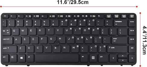 Replacement Keyboard Compatible with HP EliteBook 840 G1 G2 / 850 G1 G2 / 745 G1 G2/HP ZBook 14 5U G2 with Backlight and Pointer in Saudi Arabia