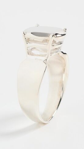 Women's Silver Stone Ring in Saudi Arabia