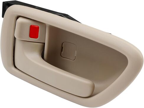Interior Door Handles Set W/ Bezel (4Pcs), Compatible with 2000-2007 Toyota Avalon Sequoia Tundra（Crew Cabs), Beige, Front & Rear Inside Left Driver & Right Passenger | 69206-0C030-E1,69205-0C030-E1 in Saudi Arabia