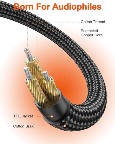 3.5mm Extension Cable 4 Pole TRRS 3.5mm Extension Cable [Supports Microphone Function] Aux Cords Compatible with Laptop, MP3 Player, Personal Computer, Tablet, Smartphone, Speaker(5FT/1.5M) in Saudi Arabia