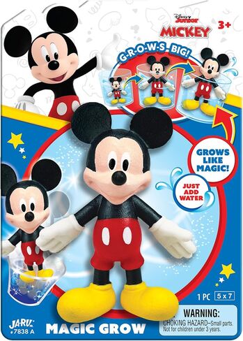 JA-RU Disney Mickey Mouse Magic Grow Water Growing Toys (1 Mickey Pack) Water Expanding Squishy Toys for Kids. Goodie Bag Stuffers & Prize Box Toys for Kids Classroom A-7838-1s in Saudi Arabia