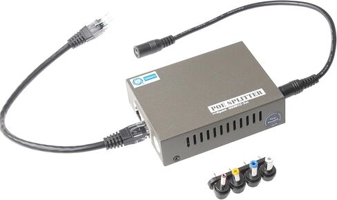 SMAKN Active Gigabit PoE Splitter Adapter, IEEE 802.3at compliant, Up To 100 meters, 5V / 12V /18v Output in Kuwait