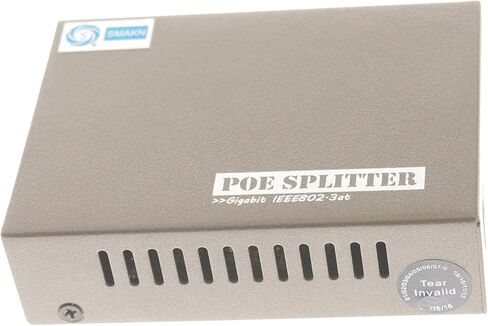 SMAKN Active Gigabit PoE Splitter Adapter, IEEE 802.3at compliant, Up To 100 meters, 5V / 12V /18v Output in Kuwait
