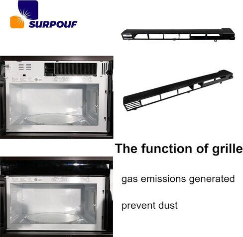 MDX61912701 Microwave Vent Grille Fits for LG Replacement 2119394,AP5202555,EAP3535252,PS3535252 Top Vent Accessory (1pc MDX61912701) in Kuwait