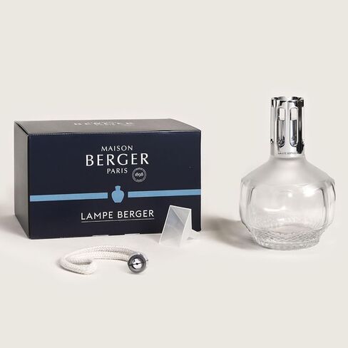 MAISON BERGER - ناشر مصباح عطري منزلي من Lampe Berger - نموذج جزيء - معطر هواء - 7.3 × 4.4 × 4.4 بوصة (أبيض) in Kuwait
