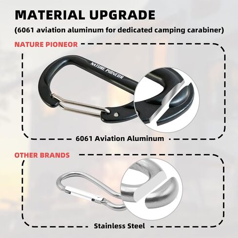 NATURE PIONEOR Paracord Handle for Wide Mouth - Safety Ring, and Carabiner - Fits 14oz to 64oz Stainless Steel Water Bottles(Red Black)… in Saudi Arabia