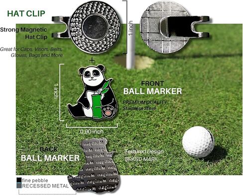 علامة كرة الجولف موليجان هوليجان + مشبك قبعة مغناطيسي، هدية جولف مضحكة وفريدة من نوعها، جودة ممتازة، مثالية للاعب الجولف المفضل لديك، ملحقات الجولف لأي مناسبة in Kuwait