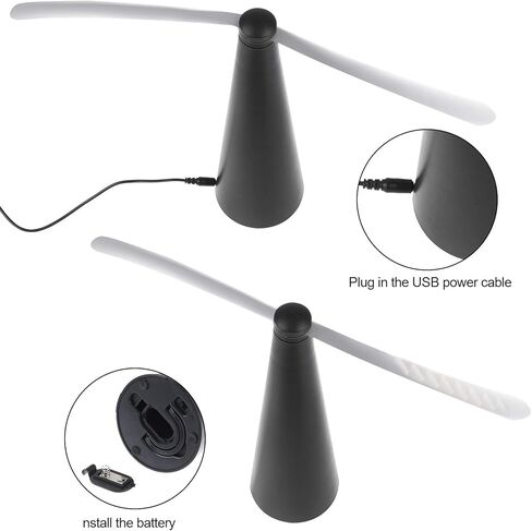 2 Pcs Fly Fan for Tables,Portable Table Fly Fan Keep Flies and Bugs Away from Your Food in Kuwait