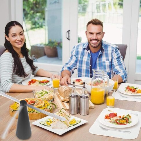 2 Pcs Fly Fan for Tables,Portable Table Fly Fan Keep Flies and Bugs Away from Your Food in Kuwait