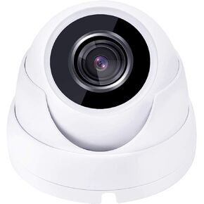 101AV 2MP 4in1 TVI/AHD/CVI/CVBS 2.8mm Fixed Lens Surveillance Dome Camera DWDR OSD menu Indoor Outdoor for CCTV DVR Home Office Surveillance Security (White) (1 Pack)