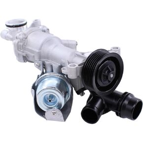 NewYall Engine Water Pump with Pulley and O-Ring for Mercedes-Benz W205 C300 2.0L 2015 2016 2017 2018