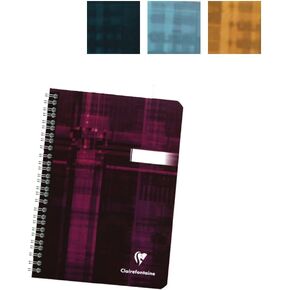 Clairefontaine Wirebound Book 6X8.25 Graph Assorted colors