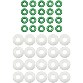 Quick-Disconnect Plug Adapter Sealing O-Ring x20,One-way Valve O-Ring x 20, O-Ring for Short Stainless Steel Male Thread Adapter
