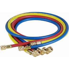 Robinair (69036A) Enviro-Guard Hose Set with 45° Quick Seal Fittings - 36", Set of 3