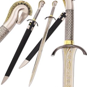 ZiQing Medieval Sword Cosplay Costume Accessories Collectibles，Various Styles Available (D-Halbrand Sword) in Kuwait