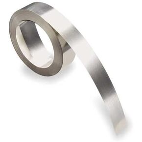 Dymo Indoor/Outdoor 304 Stainless Steel Label Roll, Metallic Silver, 1/2"W x 21 ft. 32500-1 Each