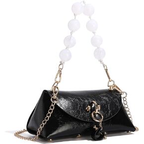 Clutch Triangle Tote Handbags with 2 Removable Straps and Zipper Closure Crossbody Bags Shoulder Purse Handbag for Women