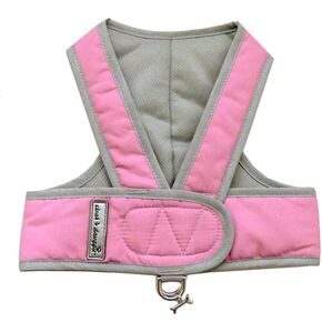 Cloak & Dawggie | Nylon Step-N-Go Small Dog Harness Step in Teacup to 25 LBS | Vest Easy On & Adjustable | Padded Soft Doggy Wrap Vest (7300/7350) (MED 18-25 LBS 20-22" Chest, Mod Flower)