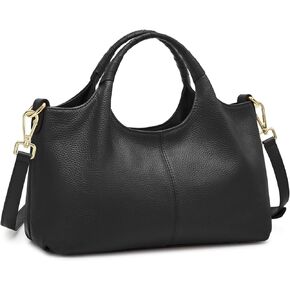 Kattee Leather Purses and Handbags for Women, Shoulder Crossbody Bags Trendy, Small Top Handle Satchel Bags