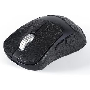 immoenuc Mouse Grip Tape for Pulsar Xlite V2 Mouse Anti Slip Skin Self-Adhesive,Pre-Cut,Sweat-Resistant Game Mouse Accessories (Black)