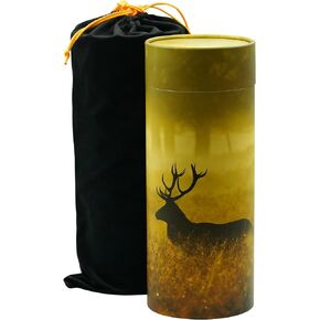 Casket Depot Green Forest Adult Size Memorial Collection Scattering Tube, Biodegradable Urn for Scattering Ashes, Eco Urn, Adult Size 13" Long, Holds Up to 250 Cubic Inches Ashes