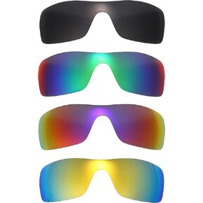 4 Pairs Polarized Replacement Lenses for Oakley Batwolf Sunglasses Glass Frame