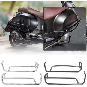 Motorcycle Highway Silver Crash Bar Engine Guard Compatible with VESPA GTS125 GTS300 GTS 125 300 GTV300 GTV 300 2007-2022 2019 2020 2021 Bumper Frame Guard Falling Protector (Silver)