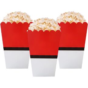 12Pcs Cartoon Animation Popcorn Box, Cartoon Animation Party Supplies, Birthday Party Decorations
