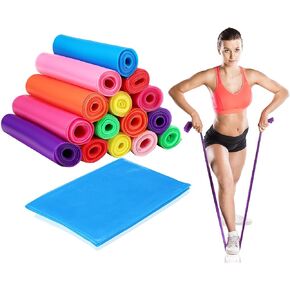 Resistance Band Bulk Elastic Exercise Workout Stretch Bands for Exercise, Portable Skin Friendly Elastic Bands for Home Workout, Strength Training, Yoga, Pilates, Rehab