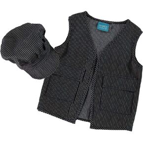 Kids Train Conductor Vest and Hat Costume Accessories (Choose Size)