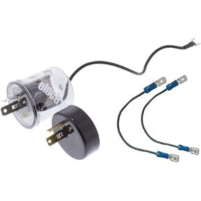 United Pacific 90649 LED Flasher w/Reverse Polarity Base & Extension Wires, 12-Volt, 20 Amp – ONE Unit w/Base & Extension Wires