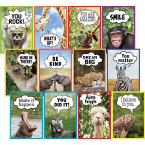 Teacher Created Resources Go Wild Animals Small Poster Pack